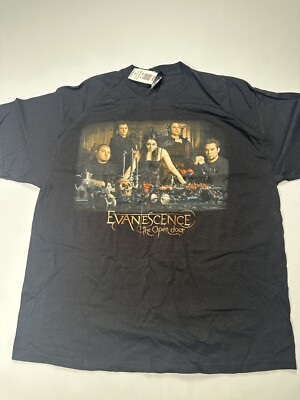 Evanescence -  The Open Door  - Black Shirt - Xl- Giant Vintage