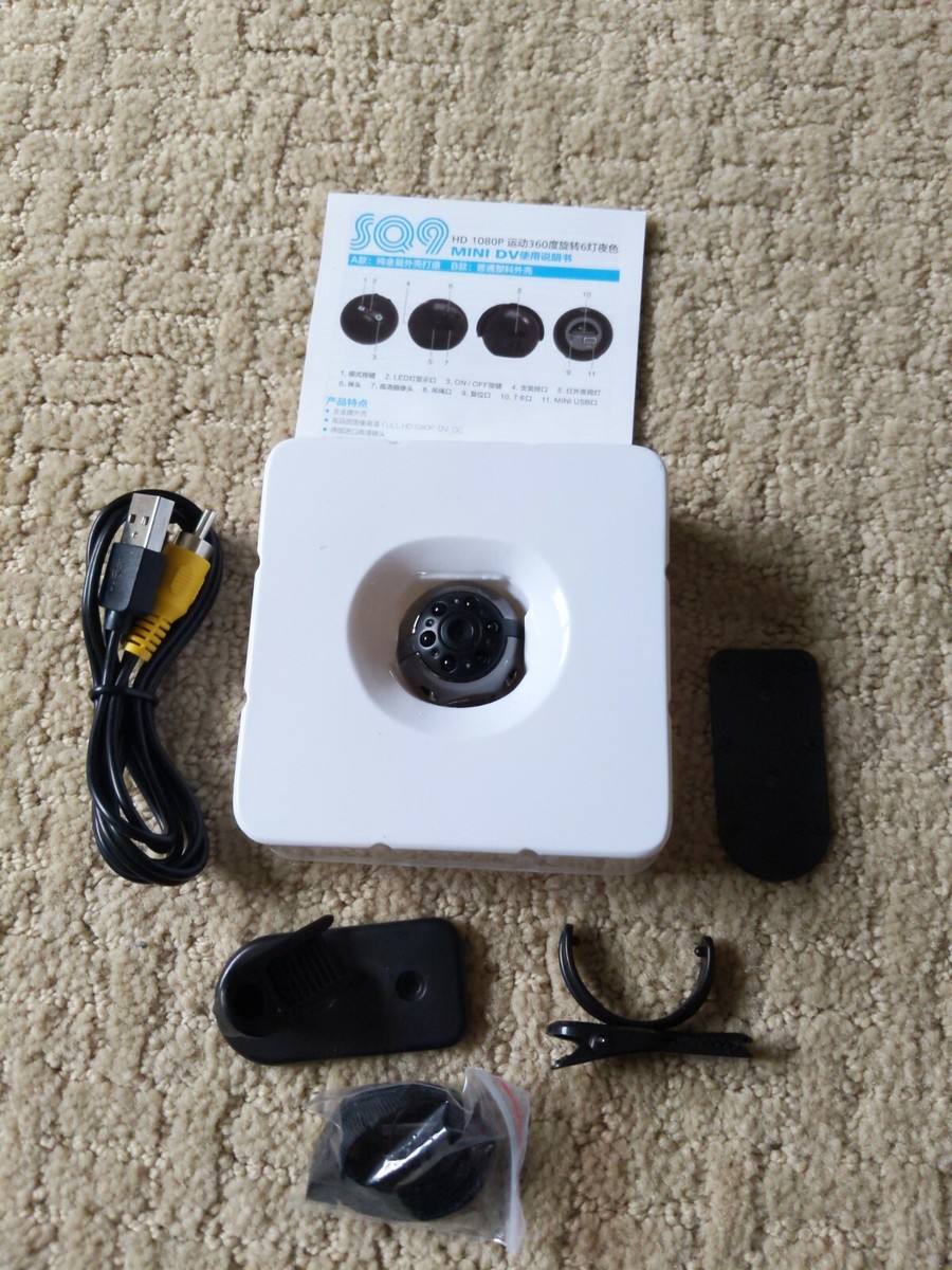 Camera SQ Mini DV Camera 360 Degrees Rotating Full HD 1920x1080