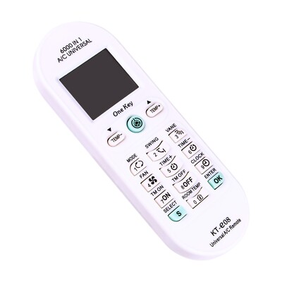 KT-E08 Universal Remote Replace for All Major Brands of Mini Split AC A/C Unit