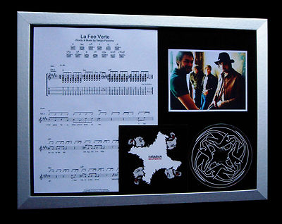 KASABIAN La Fee Verte LTD MUSIC CD TOP QUALITY FRAMED DISPLAY+FAST GLOBAL SHIP