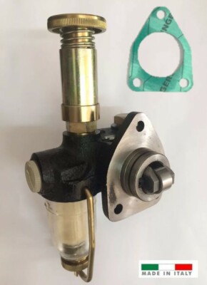 New Supply Pump w/ Hand Primer, With Filter Fits Bosch John Deere Volvo KHD 