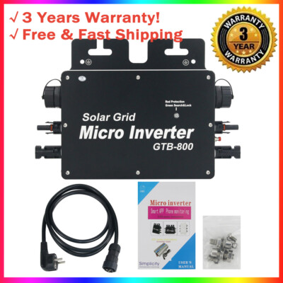 GTB-800 Smart Micro Inverter Smart Grid Inverter Maximum Output 800W APP Monitor