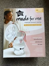 BNIB Tommee Tippee made for me manual breast pump baby feeding