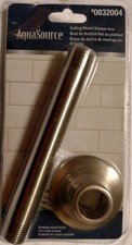 AquaSource Ceiling Mount Shower Arm 0832004 Chrome Finish