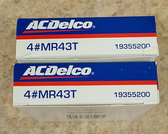 MR43T Marine Spark Plugs car & truck Genuine ACDelco Parts 5613438 set of 8