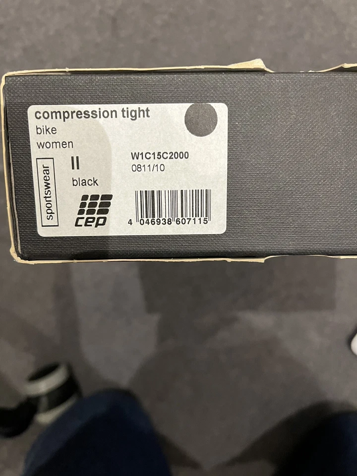 CEP women's bike / cycle compression shorts. Black. Size II. - Image 3 of 3