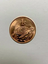 2017 Tokelau 1 Cent Coin with Sea Turtle-KM# 120