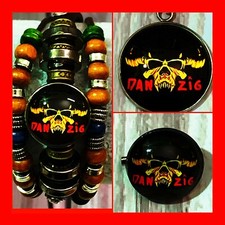 DANZIG BAND PUNK MEMORABILIA SET OF 3 🇺🇸 BRACELET➕NECKLACE➕PIN
