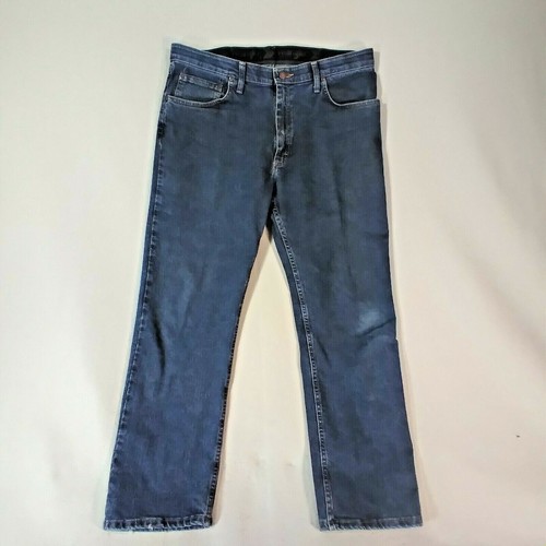 Wrangler jeans mens 36 x 29 Blue flex 