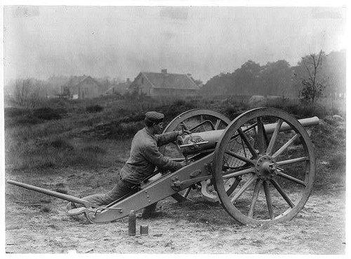 Photo:Artillery,Krupp Works,1890-93,2,95' field gun L/28,man - 第 1/1 張圖片
