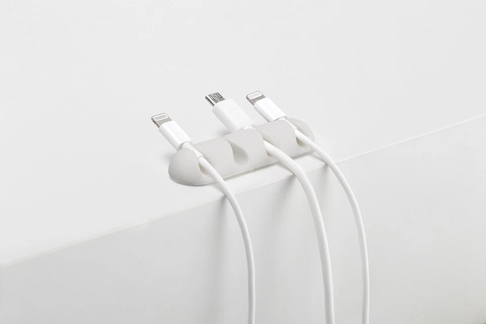 Blucdmuwh Cabledrop Multi Multi Multicable Router Clips 2 unidades blanco Foto 3 de 4