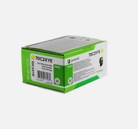 Lexmark Toner 702XYE Yellow Gelb 70C2XYE Wie 70C2XY0 F. Lexmark CS510 Serie, Ovp