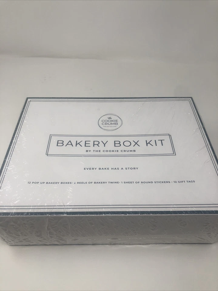 Kit de caixa de padaria 6x6x2,5" 12ct branco com etiquetas de fio de janela adesivos inserção de cupcake - Imagem 3 de 4