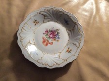 Ciotola da pasticceria con bordo dorato porcellana di Weimar "Jutta 116/52" Weimar