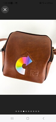 Kodak Camera Case Brown Leather Vintage Crossbody Shoulder Bag Tan Holder