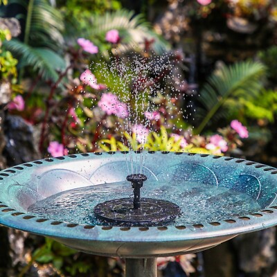 Solarpumpe Solar Springbrunnen Fontäne Gartenbrunnen Teichpumpe Wasserspiel