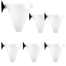 6PCS Aquarium Live Red Worm Cone Feeder Plastic Frozen Brine Shrimp Fish Food...