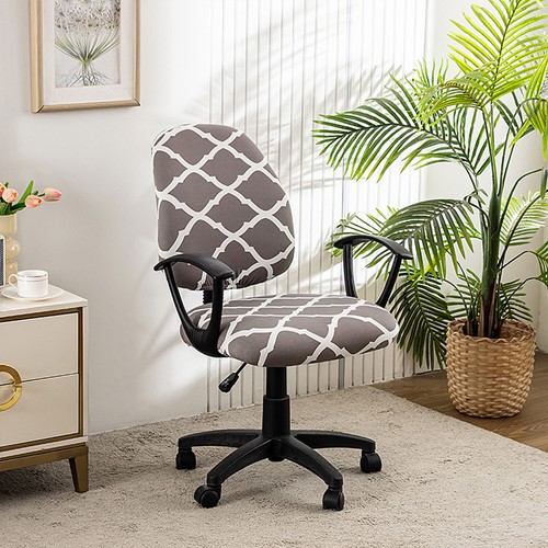 Stretchable split office chair cover computer swivel chair cover home protection - Picture 14 of 76