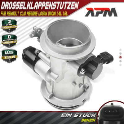 Drosselklappenstutzen für Renault Clio II Megane Logan Dacia Logan I 1.4L 1.6L