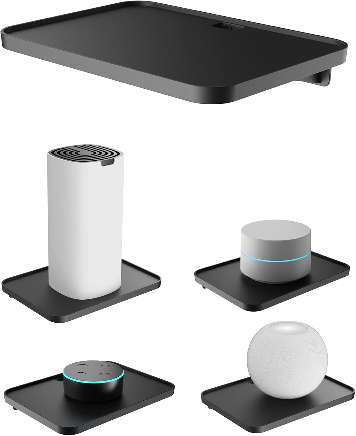 Universal Smart Speaker Wall Mount Shelf Holder for Echo Devices/Homepod Mini...-image