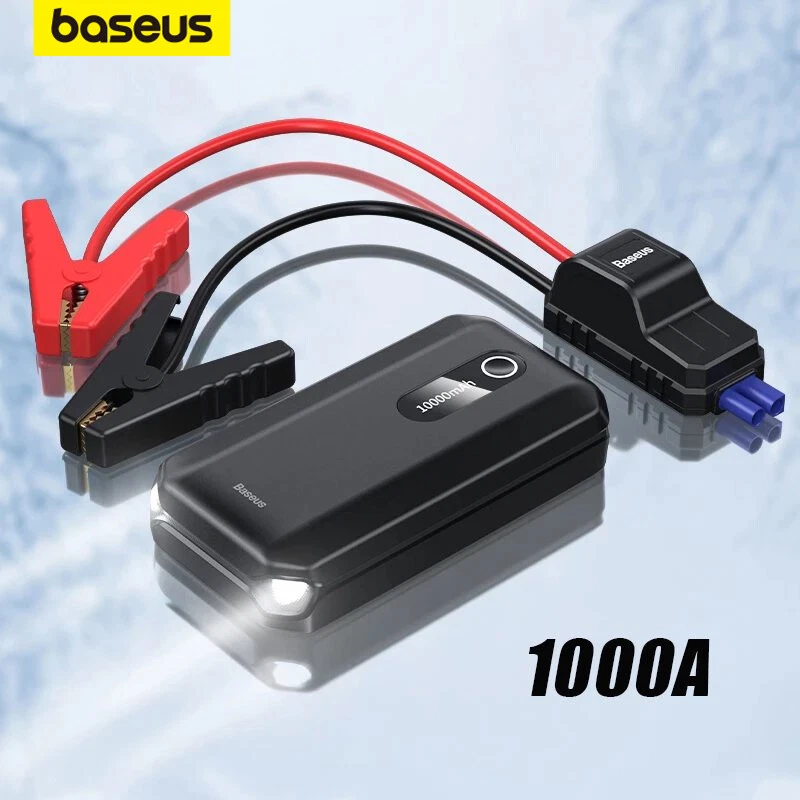 Baseus Auto Jump Starter 10000Mah Car Charger Booster Power bank