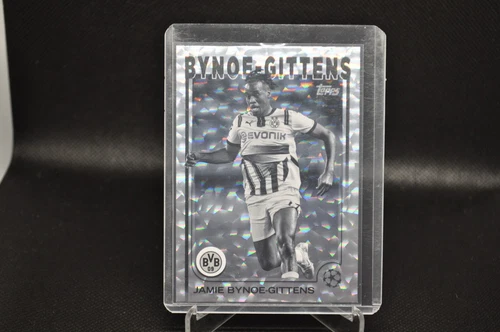 Jamie Bynoe-Gittens 2024-25 Topps UCC #58 Black and White Icy Foilboard /150