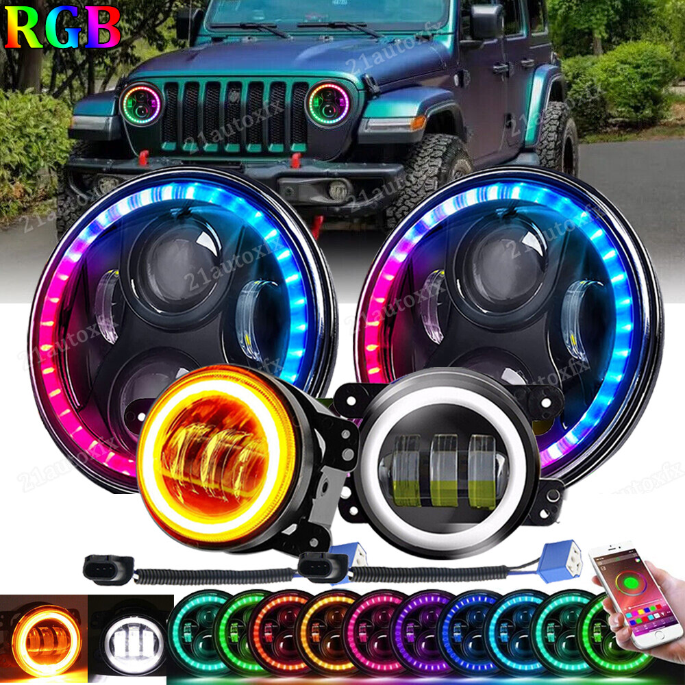 For Jeep Wrangler JK JKU & For Hummer H2 H3T RGB 7