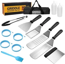 Flat Top Griddle Accessories Set for Blackstone and Camp Chef, Professional Gril
