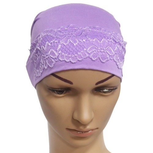 Muslim Women Caps Bonnet Turban Hat Hair Loss Scarf Islamic Beanie Baggy Arab - Picture 11 of 42