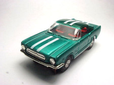 MODEL MOTORNG CANDY GREEN MUSTANG 2 2 HO SLOT CAR BODY W/WHITE STRIPES. NEW.