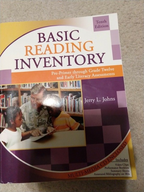 Basic Reading Inventory W Cd By Johns 2010 Other Revised Edition Basic reading inventory w cd by johns 2010 other revised edition