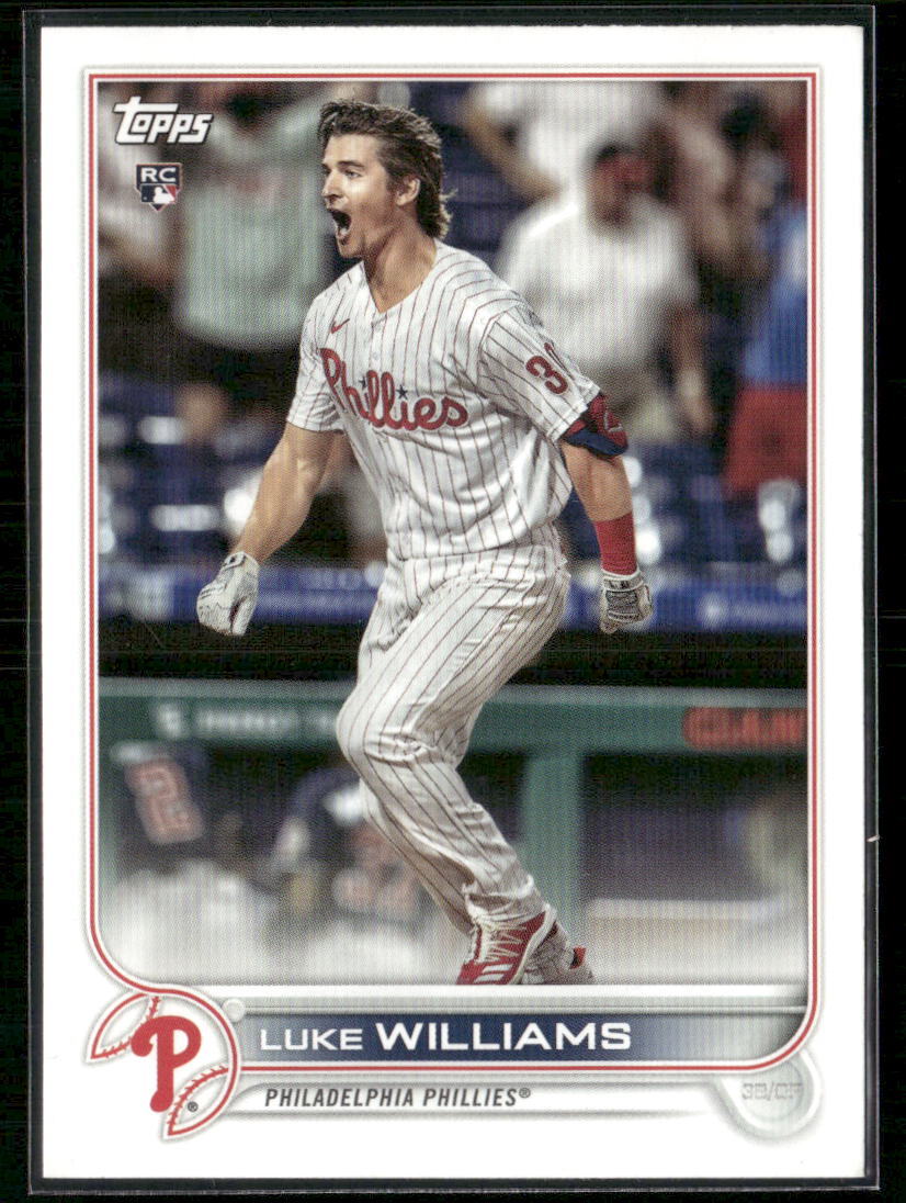 2022 Topps Philadelphia Phillies #PHI-16 Luke Williams