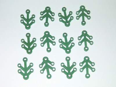 LEGO 12 x Pflanze 2423, green grün City Plant Leaves 4x3 City Ritter Star Wars 
