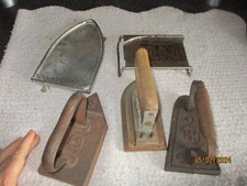 Ancien fer à repasser en Fonte M & MH N°3 & Electique 16v 280W 3 Support 1 Calor