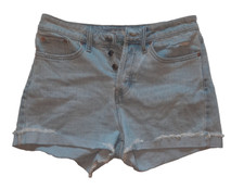 Wild Fable Blue Denim High Rise Cut off High Rise Stretch Shorts Women's Size: 2