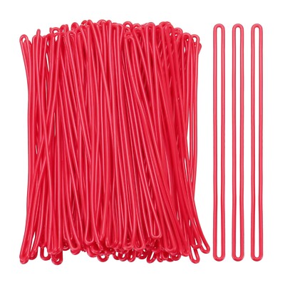 PATIKIL Luggage tag Loops, 100 Pcs PVC Luggage Loop Straps Bag Tag Loops Lugg...