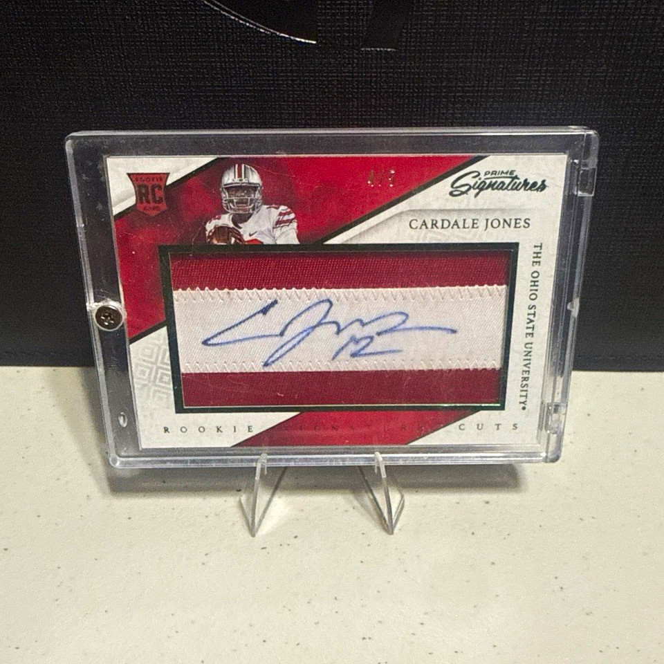 2016 Panini Prime Signatures Cardale Jones Auto #276 /5 Ohio State Buckeyes
