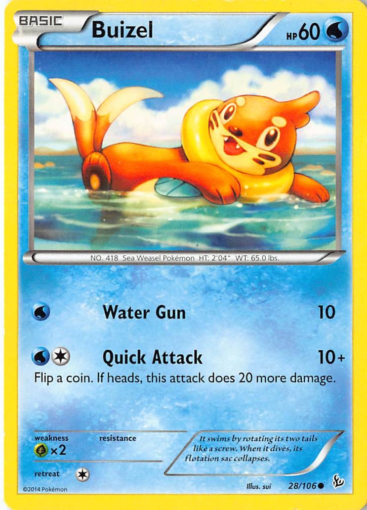 Buizel Common XY - Flashfire 28/106 MP