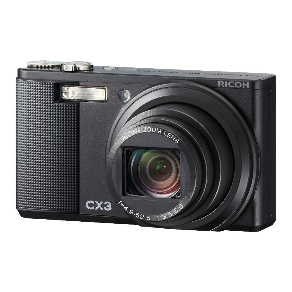 Ricoh CX3 Compact Digital Camera 10 MP 10.7x Optical Zoom with
