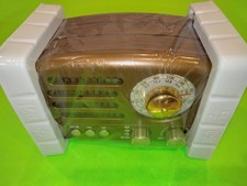 Vtg PRUNUS J160 Retro bluetooth Rechargeable AM/FM/SW/USB Radio AB