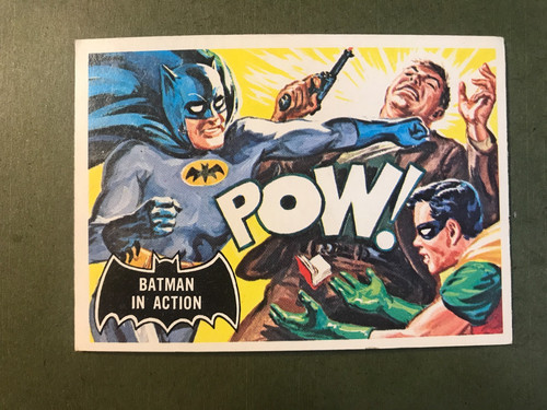 1966 OPC Batman Black Bat #15 Batman in Action — Raw