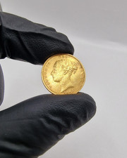 1885 Gold Half Sovereign Queen Victoria Young Head Shield Back