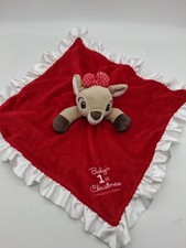 Rudolph Red Reindeer Plush Clarice Security Blanket Baby Lovey 1st Christmas