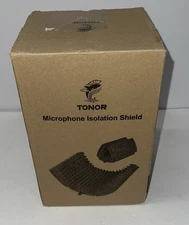 TONOR Microphone Isolation Shield S20, Studio Mic Sound Absorbing Foam Reflector