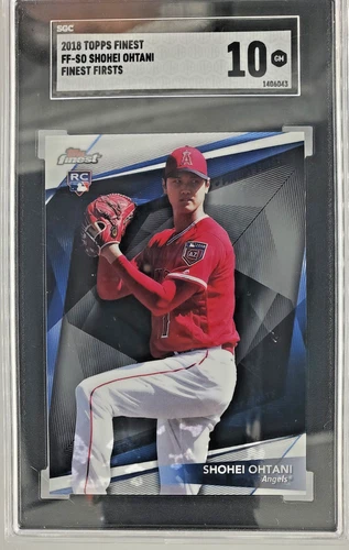 2018 Topps Finest FF-SO Shohei Ohtani Finest First SGC 10