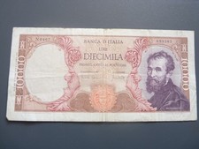 10000 Lire banknote 1962-73 Italy (23236)