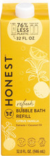 The Honest Company Foaming Bubble Bath Refill Carton Citrus Vanilla 32 oz New