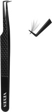 Lash Tweezers for Eyelash Extenss, Fiber Tip Tweezers for