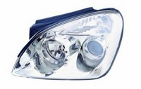 Faro Fanale Proiettore SX H7-H1 Vorne Links Parab Crom FüR KIA Carens 2006