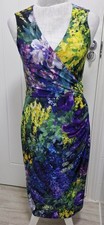 Phase Eight 'Beau' Multi-Coloured Printed Dress Size UK12